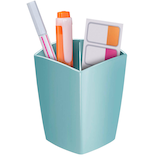 Artikelbild 1 für cep Stiftehalter Riviera mint Polystyrol 2 Fächer 7,4 x 7,4 x 9,5 cm, Artikelnummer 319774