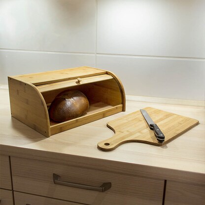 Artikelbild 2 für relaxdays Brotkasten braun, 1 St., Artikelnummer 382612