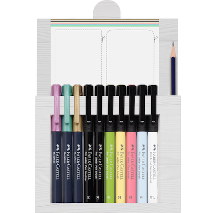 Artikelbild für FABER-CASTELL Handlettering-Set farbsortiert, 12 St., Artikelnummer 419261