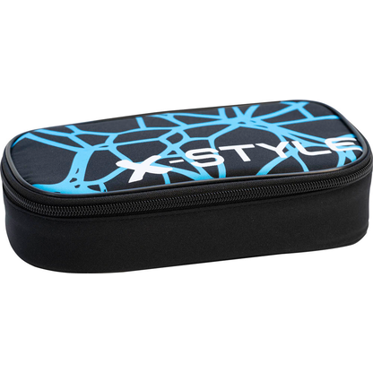 Artikelbild 3 für EBERHARD FABER Schlampermäppchen Jumbo schwarz / blau, 21,5 x 10,5 cm, Artikelnummer 106656