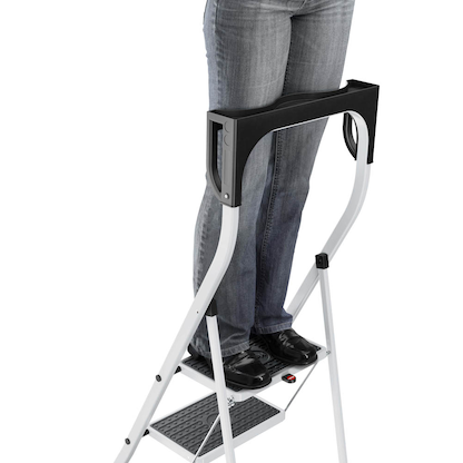 Artikelbild 5 für Hailo Klapptritt StandardLine K75 weiß 3 Stufen, H: 140,0 cm, Artikelnummer 389488