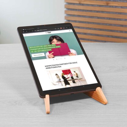 Artikelbild 3 für SIGEL Laptop-Ständer Eyestyle braun, Artikelnummer 747989