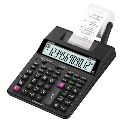 Artikelbild 2 für AKTION: CASIO HR-150RCE Tischrechner druckend schwarz, Artikelnummer 147656