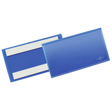 Artikelbild 1 für DURABLE Etikettentaschen blau 15,0 x 6,7 cm, 50 St., Artikelnummer 556427