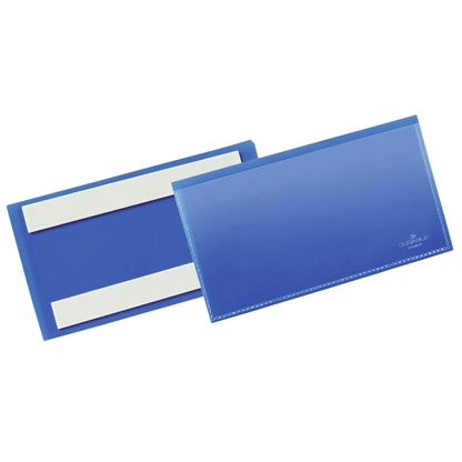 Artikelbild für DURABLE Etikettentaschen blau 15,0 x 6,7 cm, 50 St., Artikelnummer 556427