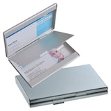 Artikelbild 1 für SIGEL Visitenkartenetui silber, für bis zu 30 Visitenkarten, Artikelnummer 694612