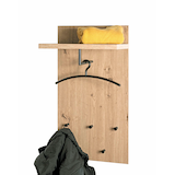 Artikelbild 1 für HAKU Möbel Wandgarderobe 54439 eiche Holz 5 Haken 48,0 x 90,0 cm, Artikelnummer 340477