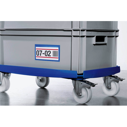 Artikelbild 2 für DURABLE Etikettentaschen blau 15,0 x 6,7 cm, 50 St., Artikelnummer 556427