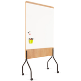Artikelbild 1 für rocada mobiles Whiteboard Natural 100,0 x 120,0 cm weiß lackierter Stahl, Artikelnummer 930432