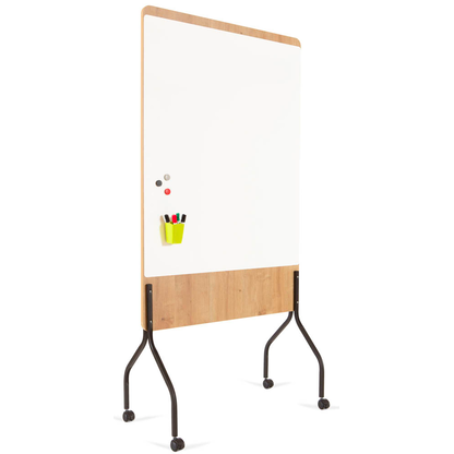 Artikelbild für rocada mobiles Whiteboard Natural 100,0 x 120,0 cm weiß lackierter Stahl, Artikelnummer 930432