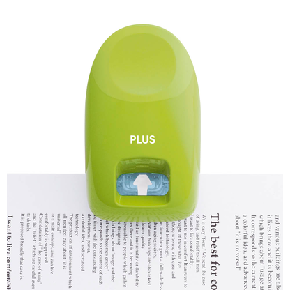 Artikelbild 4 für PLUS JAPAN Klammerloses Heftgerät grün, 1 St., Artikelnummer 368884