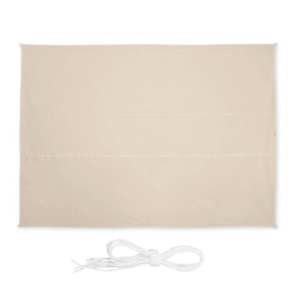 Artikelbild für relaxdays Sonnensegel rechteckig beige 3,5 x 4,5 m, Artikelnummer 770364