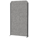 Artikelbild 1 für MAUL Akustik-Trennwand MAULcocoon 9701089, dunkelgrau 100,0 x 182,0 cm, 1 St., Artikelnummer 156629