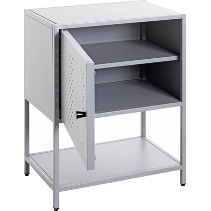 Artikelbild 8 für HAKU Möbel Konsole Nachttisch rechteckig Metall grau 45,0 x 30,0 x 60,0 cm, 1 St., Artikelnummer 339988