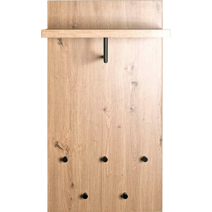 Artikelbild 4 für HAKU Möbel Wandgarderobe 54439 eiche Holz 5 Haken 48,0 x 90,0 cm, Artikelnummer 340477