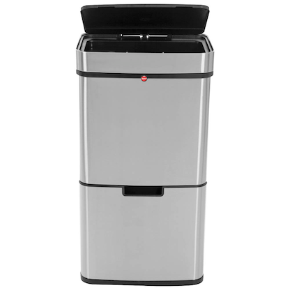 Artikelbild 5 für Hailo Öko Vario XL Mülleimer 50,0 l silber, schwarz, 1 St., Artikelnummer 458579