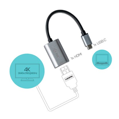 Artikelbild 2 für i-tec® Metal USB C/HDMI Adapter, Artikelnummer 662308