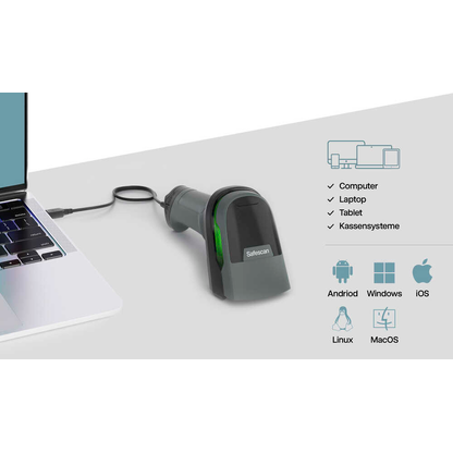 Artikelbild 8 für Safescan 330-W Laser-Barcodescanner, Artikelnummer 752968