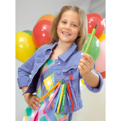 Artikelbild 2 für STABILO Cappi Filzstifte farbsortiert, 12 St., Artikelnummer 603629