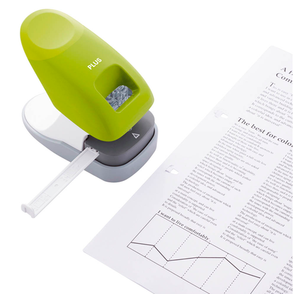 Artikelbild 5 für PLUS JAPAN Klammerloses Heftgerät grün, 1 St., Artikelnummer 368884