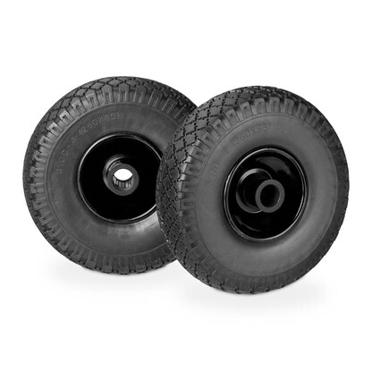 Artikelbild für relaxdays Sackkarrenräder luftbereift schwarz Stahl Felgen, Achse 2,5 cm, Artikelnummer 452104