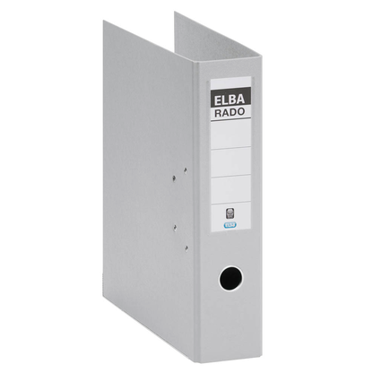 Artikelbild 3 für ELBA rado plast Ordner grau Kunststoff 8,0 cm DIN A4, 1 St., Artikelnummer 256982