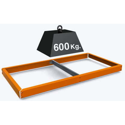 Artikelbild 2 für Simonrack Stahlfachboden SIMONFORTE EA 1804 orange 180,0 x 45,0 cm, 1 St., Artikelnummer 827985