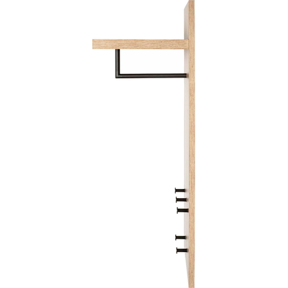 Artikelbild 5 für HAKU Möbel Wandgarderobe 54439 eiche Holz 5 Haken 48,0 x 90,0 cm, Artikelnummer 340477
