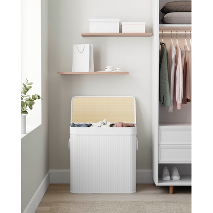 Artikelbild 4 für SONGMICS Wäschesortierer weiß, 1 St., Artikelnummer 438451