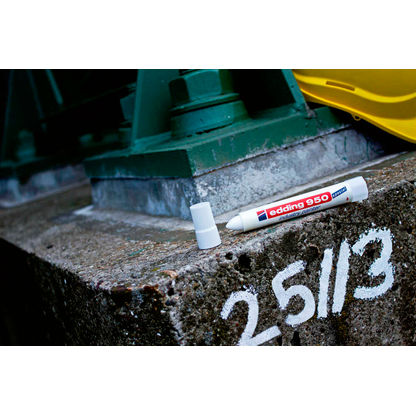 Artikelbild 4 für edding 950 Industriemarker weiß 10,0 mm, 1 St., Artikelnummer 142190