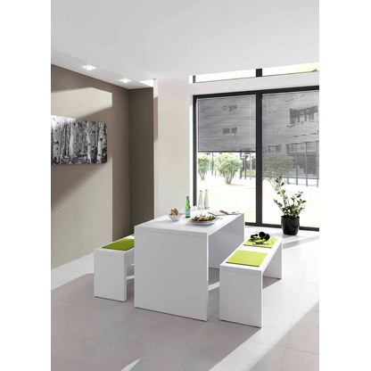 Artikelbild 5 für HAMMERBACHER Mehrzwecktisch Meeting Point MP 130 weiß rechteckig, Wangen-Gestell weiß, 130,0 x 68,0 x 72,8 cm, Artikelnummer 369862