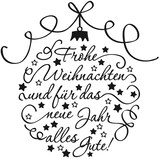 Artikelbild 1 für Rayher Motivstempel Frohe Weihnachten 7,0 x 7,0 cm, 1 St., Artikelnummer 927499