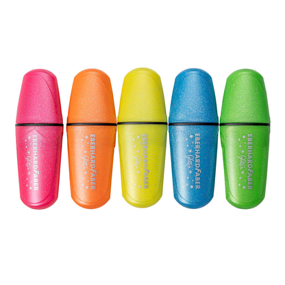 Artikelbild 2 für EBERHARD FABER Glitzer neon Mini Textmarker farbsortiert, 5 St., Artikelnummer 749777