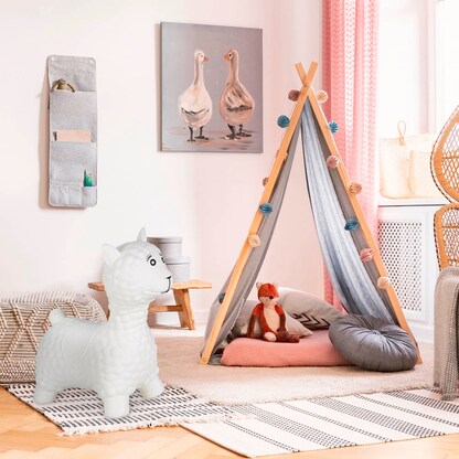Artikelbild 8 für relaxdays Hüpftier Lama cremeweiß, Artikelnummer 147326