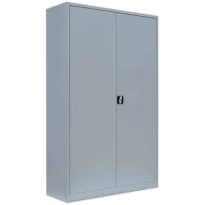 Artikelbild für LÜLLMANN Stahlschrank 530380 lichtgrau 4 Fachböden 120,0 x 60,0 x 195,0 cm, aufgebaut, 1 St., Artikelnummer 182869