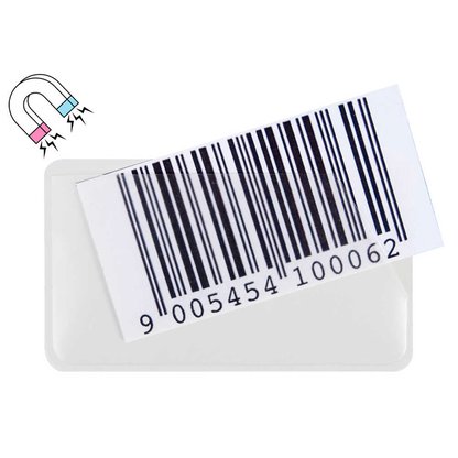 Artikelbild für EICHNER Etikettenhalter magnetisch weiß 10,0 x 5,8 cm, 50 St., Artikelnummer 703099