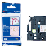 Artikelbild 1 für brother Textil-Schriftband TZe-RE34 TZERE34, 12 mm, gold auf rosa, 1 St., Artikelnummer 350266