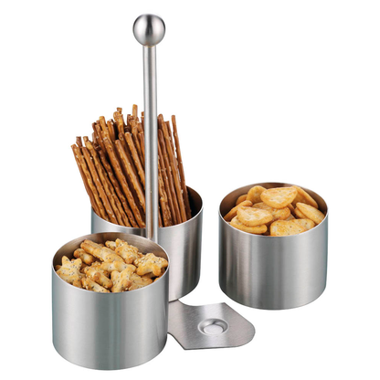 Artikelbild 2 für Esmeyer Servier-Set Boston silber Ø jeweils ca. 8,3 cm, Artikelnummer 139584