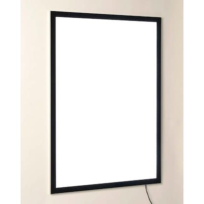 Artikelbild für update displays LED-Leuchtrahmen Magneco schwarz DIN A2 46,0 x 1,3 x 63,4 cm, 1 St., Artikelnummer 480412