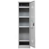 Artikelbild 1 für Gürkan Umweltschrank 107529 lichtgrau 4 Fachböden 50,0 x 42,0 x 195,0 cm, aufgebaut, 1 St., Artikelnummer 564258