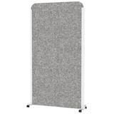 Artikelbild 1 für MAUL Akustik-Trennwand MAULcocoon 9701102, dunkelgrau 100,0 x 182,0 cm mit Rollen, 1 St., Artikelnummer 156659