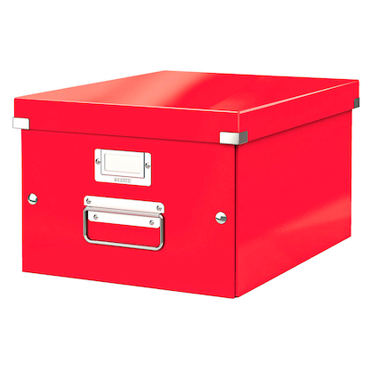 Artikelbild für LEITZ Click & Store Aufbewahrungsbox 16,7 l rot 28,1 x 36,9 x 20,0 cm, 1 St., Artikelnummer 235339
