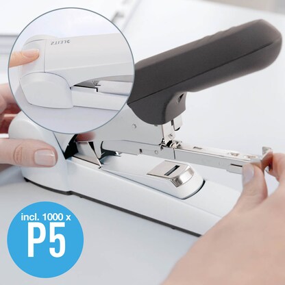 Artikelbild 4 für LEITZ Heftgerät 5552 grau, 1 St., Artikelnummer 437139