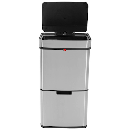 Artikelbild 7 für Hailo Öko Vario XL Mülleimer 50,0 l silber, schwarz, 1 St., Artikelnummer 458579