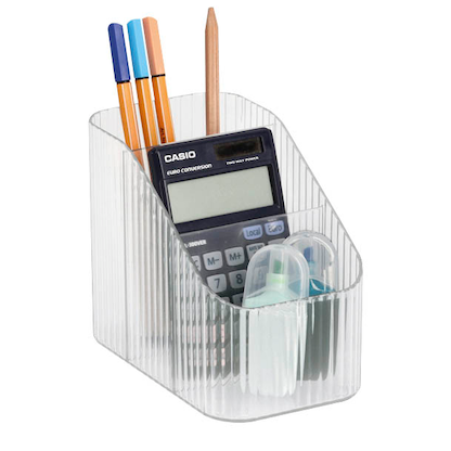 Artikelbild für Zeller Schreibtisch-Organizer transparent Kunststoff 3 Fächer 15,0 cm 9,0 cm, Artikelnummer 685218