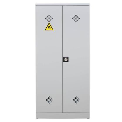 Artikelbild 2 für Gürkan Umweltschrank 107525 lichtgrau 4 Fachböden 92,0 x 42,0 x 195,0 cm, aufgebaut, 1 St., Artikelnummer 564265