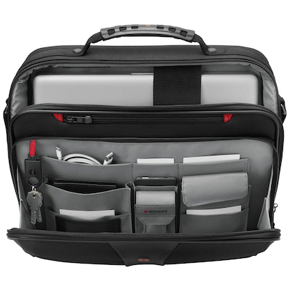 Artikelbild 8 für WENGER Laptoptasche Legacy Slim Kunstfaser schwarz 600647 bis 40,6 cm (16 Zoll), Artikelnummer 732952