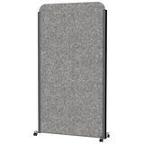 Artikelbild 1 für MAUL Akustik-Trennwand MAULcocoon 9701189, dunkelgrau 100,0 x 182,0 cm mit Rollen, 1 St., Artikelnummer 156558