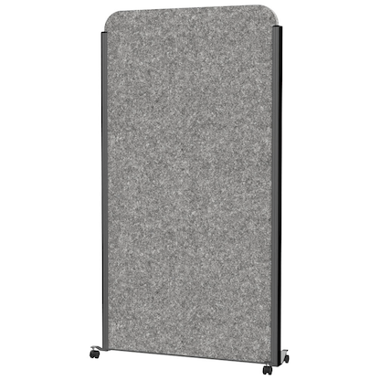 Artikelbild für MAUL Akustik-Trennwand MAULcocoon 9701189, dunkelgrau 100,0 x 182,0 cm mit Rollen, 1 St., Artikelnummer 156558