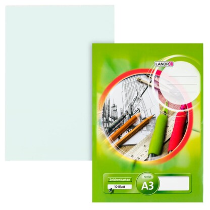 Artikelbild für LANDRÉ® Zeichenblock DIN A3 190 g/m², 10 Blatt, 1 St., Artikelnummer 298566